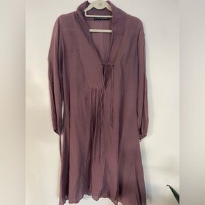JP & Mattie soft purple/lavender cotton dress,